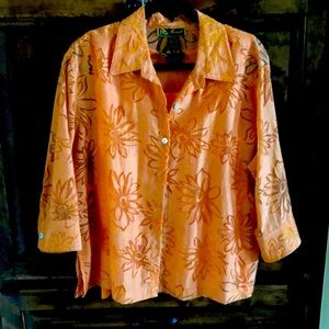 Blouse with matching shell